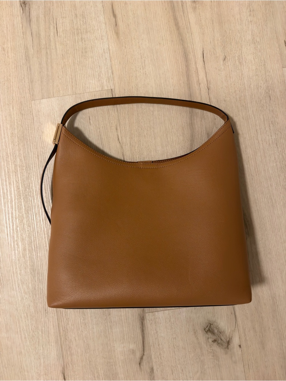Aldo Cognac Leather-Look Shoulder Bag